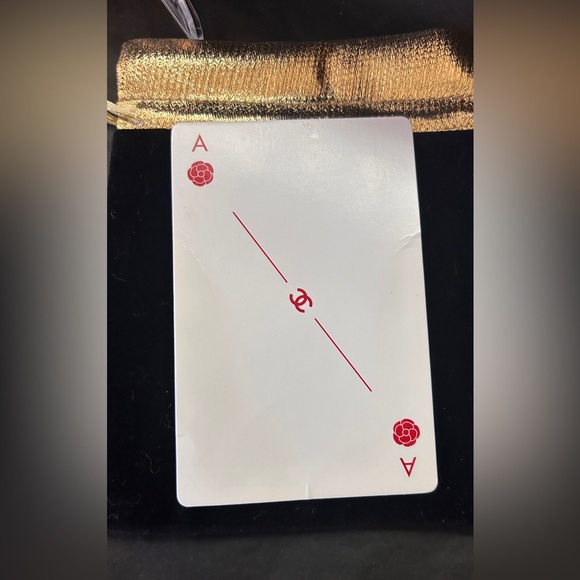 Chanel Collectible Playing Card and leather Wrap Bracelet with 1 CC Charm bundle - Picture 9 of 11